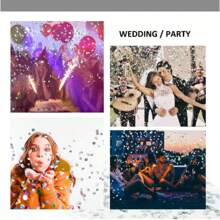 3pcs Confetti Poppers, Colorful Confetti Handheld Twist Gift Flower Tubes,Graduation Party Decorations,Party Decoration & Gift For Wedding, Birthday, Graduation, Anniversary, Gender Reveal Decorations,New Year Mother's Day Graduation