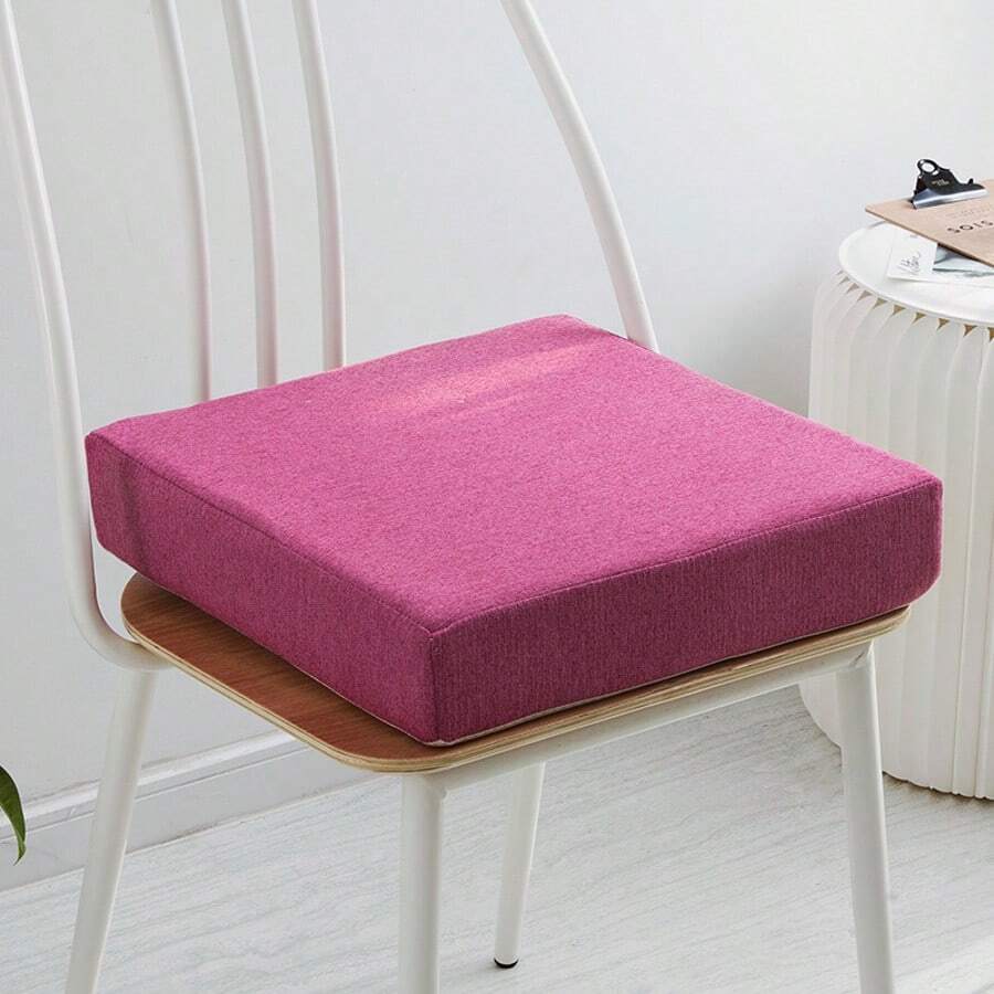 Multi-Colored, High-Density Foam Cushions Are Lightweight And Comfortable, Suitable For Dining Chairs In The Family Living Room (Neon Purple (Square) 50 X 50 X 5 Cm). - Màu tím neon - Xem 1