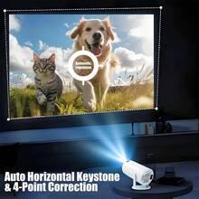 WIFI 投影仪，高清屏幕投影，适用于卧室，内置扬声器，180° 灵活旋转，高品质镜头，WiFi 连接，适用于家庭影院、户外露营、办公室会议，完美的礼物