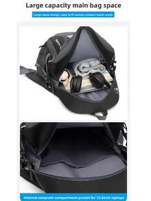 1 件户外短途徒步背包，防水，可调节肩带，可洗牛津面料，轻巧设计，适合通勤、办公室和户外探险，是送给男士和女士的理想礼物，旅行背包