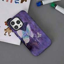 Funda para teléfono 1 película protectora 2 en 1: duradera, absorbente de golpes, elegante, Compatible con 16, 15, 14, 13, 12, 11, Plus, Pro, - Cueva grande dos en uno - Ver 7