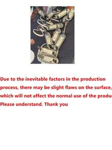 Metal Letter Tags, Suitable For DIY Crafts, Bags, Clothing, Etc. Available In Multiple Colors, Can Be Used As Decorative Trademark Labels; DIY Handmade Bag Buckles, Bag Accessories And Decorative Logos; Luggage Hardware Accessories; DIY Handmade Bag Metal Logo Buckles; Luggage Metal Nameplates; Metal "Handmade" Italic Clothing Labels; Handmade Clothing & Bag Letter Labels - Multicolor - View 8