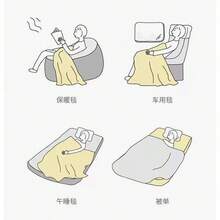 Sofa Blankets, Throw Blankets & Nap Blankets - Red - View 6