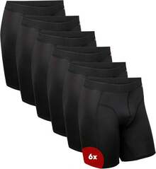 Ropa interior activa de talla grande para hombres - Multicolor (2 X Negro, 2 X Azul, 2 X Azul Brillante) - Ver 2