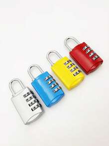 4-Digit Combination Lock, Keyless, Waterproof. Suitable For Helmet Lock, Locker, Various Boxes, Travel Gear