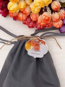 300/200/100/50/30/10/5 piezas Etiquetas de espejo acrílico personalizadas, Etiquetas de "Guarda la fecha", Con agujeros, 4 x 3.5 cm, Se pueden usar como recuerdos de baby shower, recuerdos de fiesta de boda, etiquetas con nombre personalizadas para artículos hechos a mano, etiquetas con nombre de boda, etiquetas con nombre personalizadas