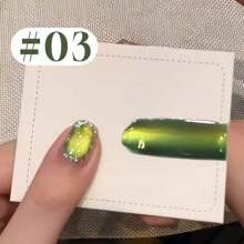 10ML/PCS 夏季美甲竹星海磁铁猫眼凝胶指甲油热销绿色玻璃珠月光猫眼凝胶指甲油适用于指甲和脚趾甲蓝紫色指甲万圣节指甲紫外线美甲沙龙特殊用途美甲用品返校美甲法式指甲