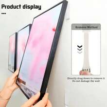 24-Piece Heavy Duty Picture Hanging Strips - No Nails, No Damage, Easy Removal - 24-Piece For Frame Installation Bars - White - View 4