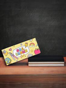 1pc Custom Personalized Teacher Whiteboard Eraser With, Custom Preschool Teacher Name Eraser Gifts, Hand Painted, Custom Teacher Appreciation Gifts,Personalized Gifts, Holiday Decorations, Gifts For Teachers, Creative Teacher Gifts, Back To School Gifts,There Are 23 Styles To Choose From