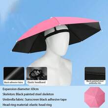 1个，可折叠伞帽，直径21英寸，防水彩虹钓鱼头饰，适合户外派对、海滩徒步、高尔夫、旅行、钓鱼、园艺、海滩、露营、聚会、春夏精选、伴娘礼物、房间、卧室装饰、海滩、旅行、男女皆宜、度假、可爱小物、母亲节礼物、卧室装饰、花园、厨房装饰、夏季、海滩、旅行必备、房间装饰、软萌、毕业季 - 彩色 - 查看 18