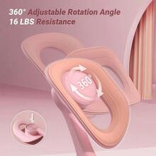 1pc 360 Degree Rotatable Thigh Toner Kegel Exerciser, Pelvic Floor Muscle Trainer, Suitable For Yoga, Pilates, Gym, Home Workout - Multicolor - View 4