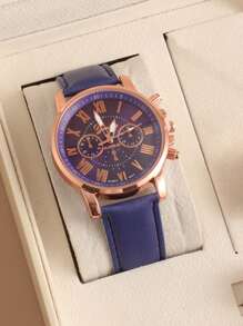 1/3/4/5 pièces Montres Élégantes pour Femmes en Quartz Romain - Cadran Rond à La Mode avec Bracelet, Idée de Cadeau Parfaite