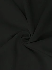 女士新款无袖系带优雅沙滩露肩宽松长裙，波西米亚性感露背休闲时尚A字连衣裙，春夏秋季黑色 - 黑色 - 查看 8