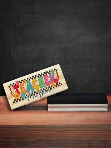 1pc Custom Personalized Teacher Whiteboard Eraser With, Custom Preschool Teacher Name Eraser Gifts, Hand Painted, Custom Teacher Appreciation Gifts,Personalized Gifts, Holiday Decorations, Gifts For Teachers, Creative Teacher Gifts, Back To School Gifts,There Are 23 Styles To Choose From