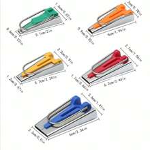 3 件/4 件/5 件斜纹胶带制作器套装，DIY 缝纫卷边工具