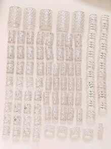 90pcs Gold/Silver Color Dreadlock Bead Ring, Unique Hip Hop Street Style Hair Accessories For Braids Gold Head Piecehair,Hair Accessory,Hair Accessories,Hair Accessories For Women,Fall,Travel,Hair Tools,Accessories Women,Hair Stuff,Fall,Hair,Hair Accessories,Hair Accessories For Women,Travel,Hair Accessories,Accessories Women,Hair Accessory,Hair Accessories Women,Hair Tools,Hair Stuff,Stuff,Beauty Accessories,Gifts,Travel,Gifts For Women,Hair Stuff,Stocking Stuffers