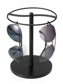 1 pieza Organizador de gafas de sol, soporte para anteojos, estante de almacenamiento y exhibición de gafas para hasta 12 pares de anteojos para mesa, cómoda, escritorio, mostrador, dormitorio