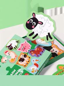 لغز حيوان ورقي - لعبة تعليمية للشباب، هدية لعبة تفاعلية للآباء والأطفال للتعلم والتفاعل!