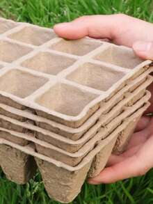 10/20/50 格，育苗盆托盘，泥炭盆育苗盆，育苗套件，有机发芽植物育苗托盘