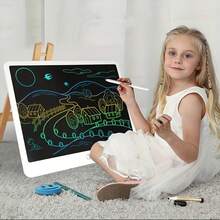 1 pieza Tableta de escritura LCD de 13/16 pulgadas, Pizarra de garabatos para niños, Tablero de dibujo LCD de pantalla grande