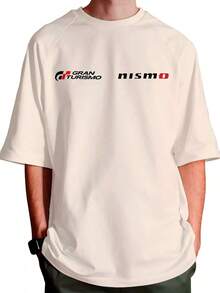 Camiseta GTR GRAN NISMO FC Camisa Basica Algodão Manga Curta premium - Branco - Visão 2