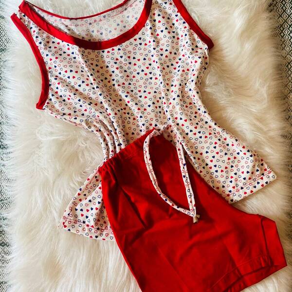 Pijama - Short Doll de Algodão - Regata