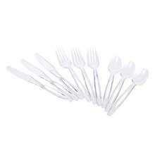 Glad Juego De Cubiertos Desechables Tenedores Cuchillos Y Cucharas De Plastico Transparente Resistente 240 Piezas De Plastico Para Fiestas Utensilios Reciclables Duraderos Y Resistentes Ideal - Cubiertossurtidostransparentes - View 5