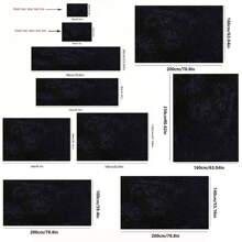 1pc, Soft Area Rugs For Bedroom Fluffy, Non-Slip Fuzzy Shag Plush Soft Shaggy Bedside Rug, Tie-Dyed Living Room Carpet For Girls Kids Baby Teen Dorm Home Decor, Bedroom Living Room Nursery Room Rug, Easy-Care Home Accent