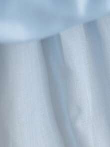 Vestido de princesa con mangas abullonadas con lentejuelas y volumen para niñas, vestido formal de alta gama con flores y tul voluminoso para niña de las flores y actuaciones - Azul - Ver 10