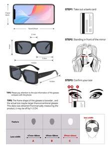 2 件复古几何框架时尚眼镜，经典塑料眼镜，男女皆宜，户外旅行、海滩、度假、休闲和日常佩戴，夏季墨镜