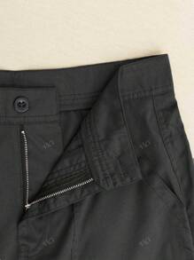 Women New Arrival Casual Plain Pocket Short Utility Pants