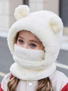 Baby & Kids Hats - Bear Ears Plush Hat - View 10