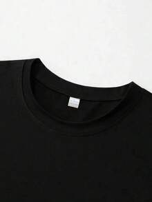 Customized Personalized Men's Clothing, Custom Your Own Bootleg Tee, Vintage Graphic 90s T Shirt, Retro Custom Bootleg Rap Tee, Custom Bootleg, Custom Your Photo, Insert Your Design, Valentine's Day Gifts, Custom Face, Add Your Own Text And Imagery (Family Photos/Selfies/Pet Photos/Friend Photos) To Design Your Personalized Printed T-Shirt, Ideal Gifts For Her Family, Friends, Est Friend Gifts - Black - View 5