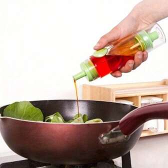 Keuken Plastic Pers Dubbele Kop Sojasaus Spuitfles Olie Controle Kleine Oliepot 120ml Kookpomp Kan Voor Barbecue