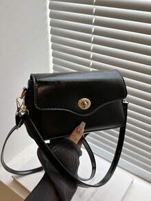 5 款 - 彩色简约迷你斜挎包，配金属扣 - 时尚女士小钱包，适合日常出行和休闲出游