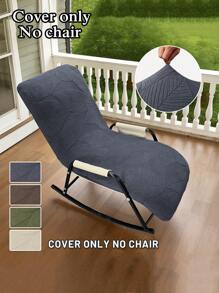 1 Stück Jacquard Schaukelstuhl Bezug Balkon Zuhause Lässig Mittagspause Liegestuhl Bezug elastische Luxus Liegestuhl Sofabezug für Wohnzimmer Terrasse