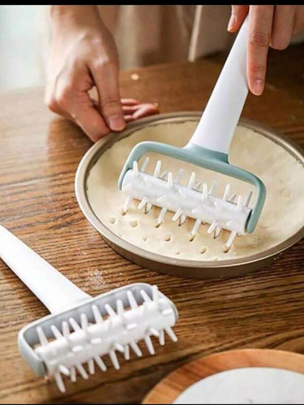 1PC Pizza Punch Pizza Needle Biscuit Bread Needle Roller Pricker Punch Baking Tool