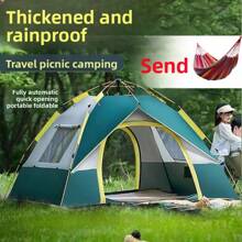 Outdoor Automatic Quick-Opening TentAutomatic Rainproof Sunshine-ProofTent Fishing Beach Sunshine Shelter 4Person Tents For Camping PortableFishing Hiking, Mountaineering, Hunting