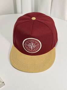 1 pieza Gorra de béisbol de ala plana con bordado de brújula, versátil gorra de béisbol para exteriores - brújula - Ver 13