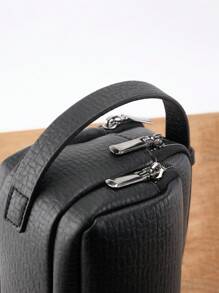 HOVI'S Casual clutch, geschikt voor woon-werkverkeer en reizen, grote capaciteit en multifunctioneel, combineert een modieuze uitstraling met draagbaarheid, geschikt als cadeau voor mannen