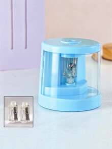 Electric Pencil Sharpener, Automatic Pencil Sharpener, Rotary Pencil Sharpener, Portable Kids Pencil Sharpener, Razor-Sharp Blades For 2# Pencils/Colored Pencils (6-8mm), Suitable For School, Office, Home (Multi-Color Options) Back To School