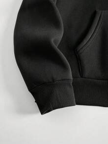 Oversize Damen Lässig Hoodie mit Tunnelzug - bedrucktes Muster mit Augen und Herzen, maschinenwaschbar, Herbst- und Winterdesign mit Buchstaben-Muster