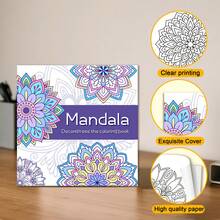 GDTME Sách tô màu họa tiết Mandala dành cho người lớn, món quà hoàn hảo cho các bữa tiệc và sinh nhật (sách tô màu dễ), đồ dùng học tập, vật dụng cần thiết cho năm học mới. - Nhiều màu - Xem 7