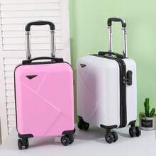 2025 New Lightweight Carry-On Luggage With Spinner Wheels And Combination Lock, 16-Inch, Suitable For Men And Women, Ideal Travel Suitcase Bag For School School Accessories School Stuff