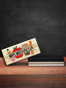 1pc Custom Personalized Teacher Whiteboard Eraser With, Custom Preschool Teacher Name Eraser Gifts, Hand Painted, Custom Teacher Appreciation Gifts,Personalized Gifts, Holiday Decorations, Gifts For Teachers, Creative Teacher Gifts, Back To School Gifts,There Are 23 Styles To Choose From
