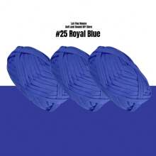 3 Rollen 100g Strickgarn Einfarbig, Häkelstoff für T-Shirt-Garn zum Selbermachen, Strickkunst, Körbe, Taschen, 30m/32 Yards