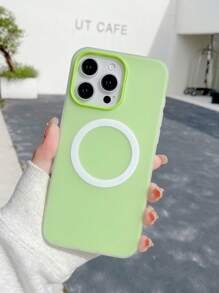 Funda de protección magnética de jelly de dopamina compatible con iPhone 16, 16 Pro Max, 15 Pro Max, a prueba de golpes, híbrida de silicona suave-dura y de cobertura completa para iPhone 14, 13, 15, piel amigable