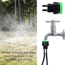 滴灌软管连接器专业微灌适配器农业灌溉配件 1/4 英寸滴灌管适用于太阳能灌溉系统套件