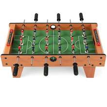 GOFLAME 27'' Football Table Top Football Soccer Family Game Toy Set Wooden Frame - Brown - View 3