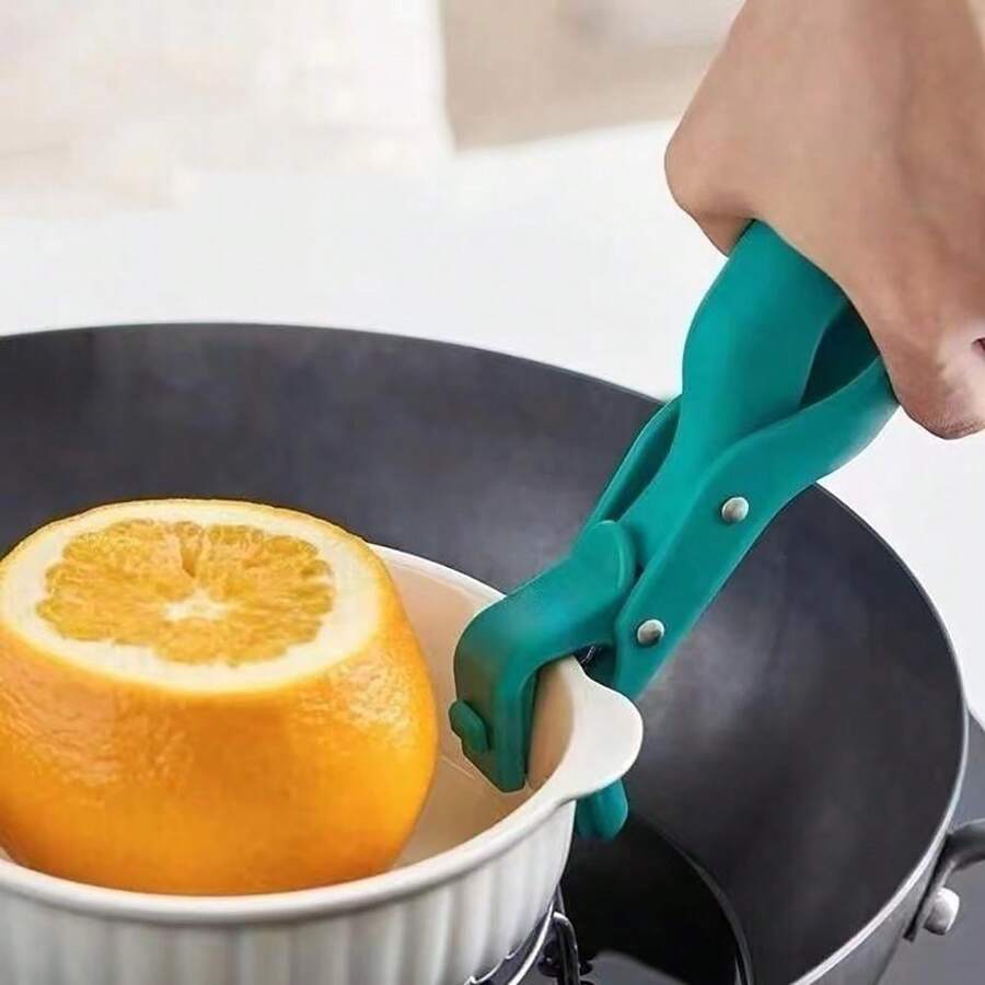 Multi-Function Silicone Heat Resistant Dish Tongs, Non-Slip Pot Holder Gripper For Kitchen - Multicolor - View 1